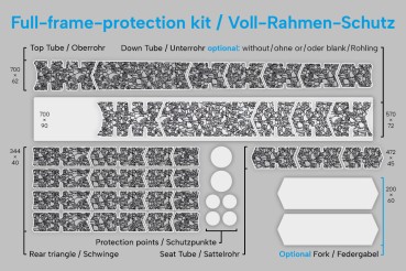 DualDylan-007 - Voll-Rahmen-Schutz-Set