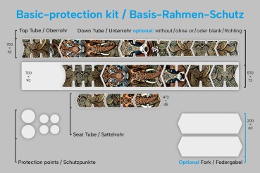 SnowyZoe-003 - Basis Set, Rahmenschutzfolie