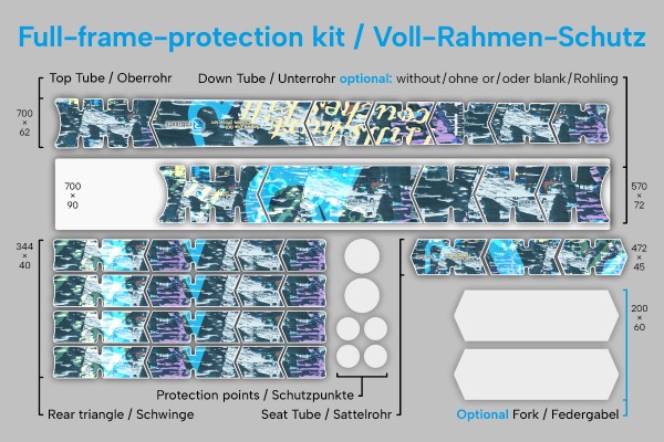 SnowyZoe-001 - Voll-Rahmen-Schutz-Set
